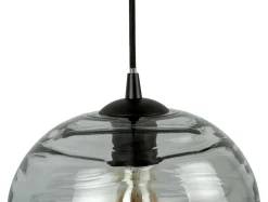 Leitmotiv Hanglamp Glamour Globe glas smoke