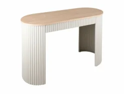 Leitmotiv Sidetable Estriado zacht warm grijs