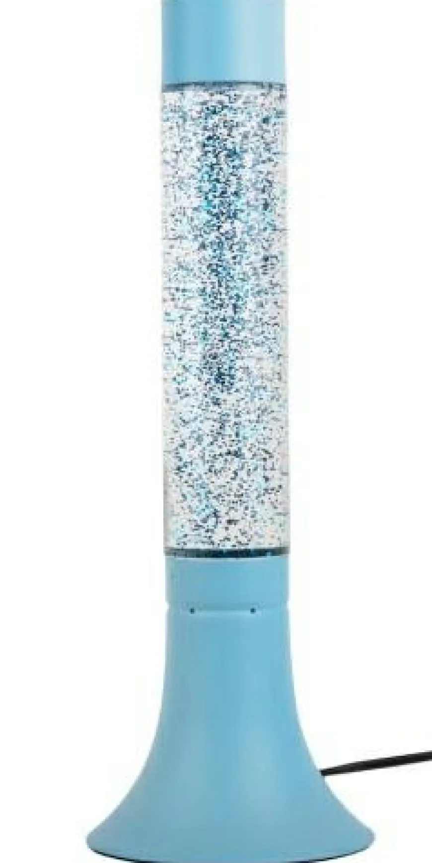 Leitmotiv Tafellamp Astro Glitter zacht blauw met helder blauw glitter