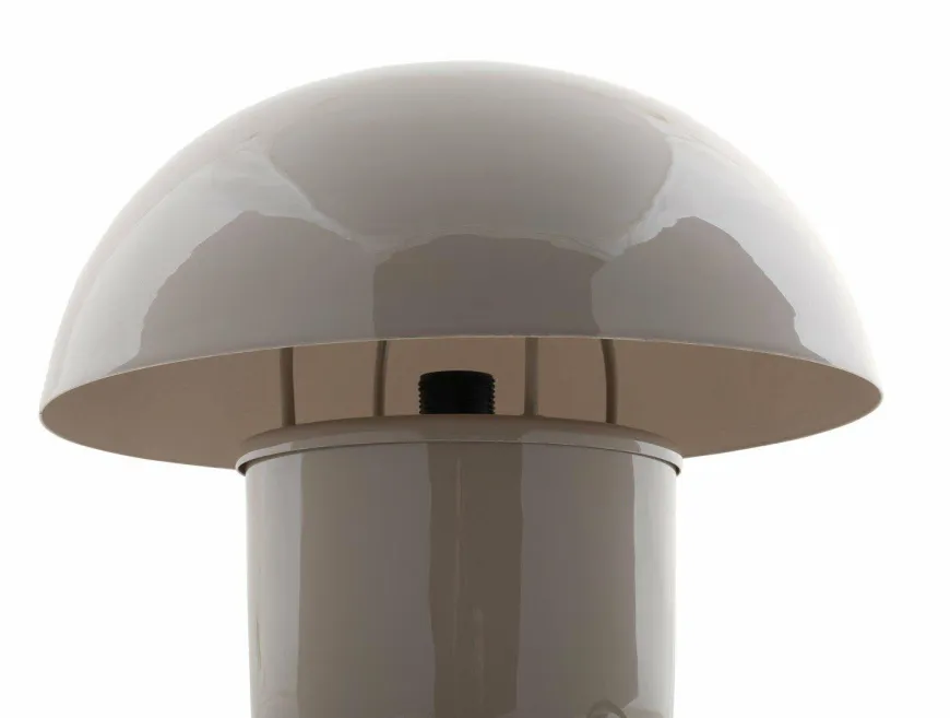 Leitmotiv Tafellamp Fat Mushroom warm grijs