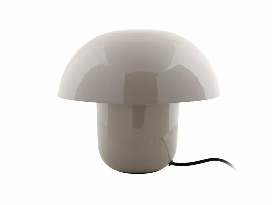 Leitmotiv Tafellamp Fat Mushroom warm grijs