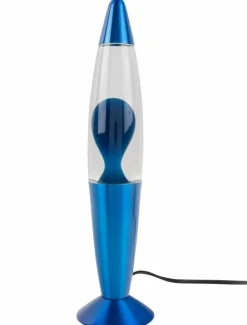 Leitmotiv Tafellamp Funky Rocket Lava blauw