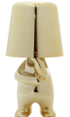 Leitmotiv Tafellamp Glossy AJ goud