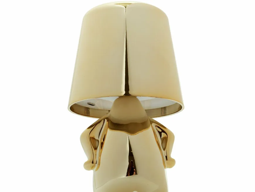 Leitmotiv Tafellamp Glossy TJ goud
