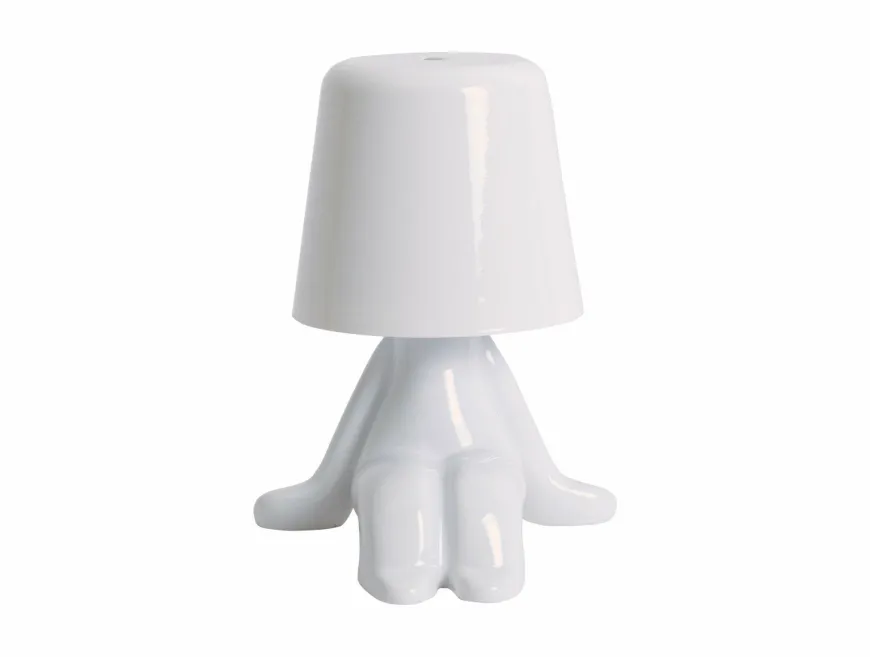 Leitmotiv Tafellamp Glossy DJ wit