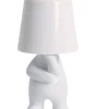 Leitmotiv Tafellamp Glossy AJ wit