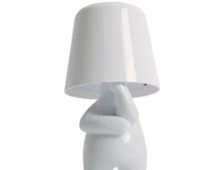 Leitmotiv Tafellamp Glossy AJ wit