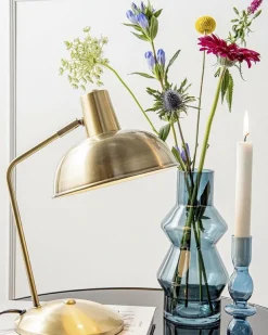 Leitmotiv Tafellamp Hood geborsteld goud