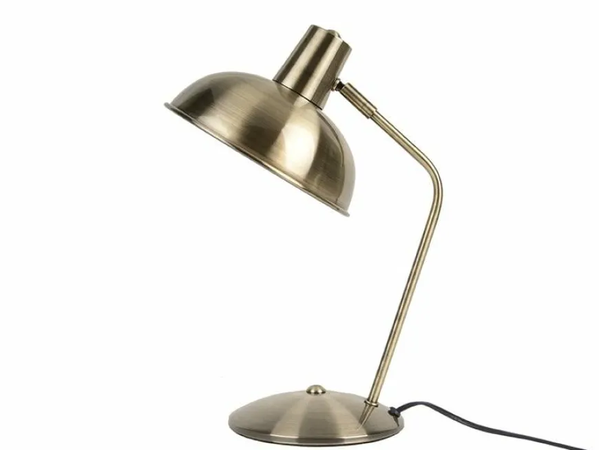 Leitmotiv Tafellamp Hood geborsteld goud