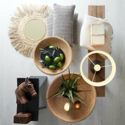 Light en Living Bijzettafel Set van 2 COLON naturel