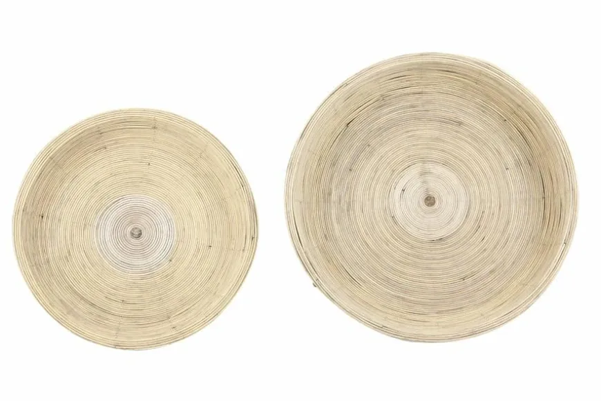 Light en Living Bijzettafel Set van 2 COLON naturel