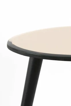 Light en Living Bijzettafel 54x45,5x48 cm DIVO spiegel bruin glas+zwart