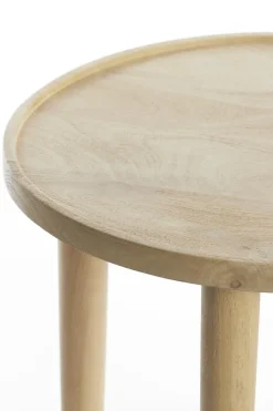 Light en Living Bijzettafel Ø49x49 cm QIANO mango hout naturel