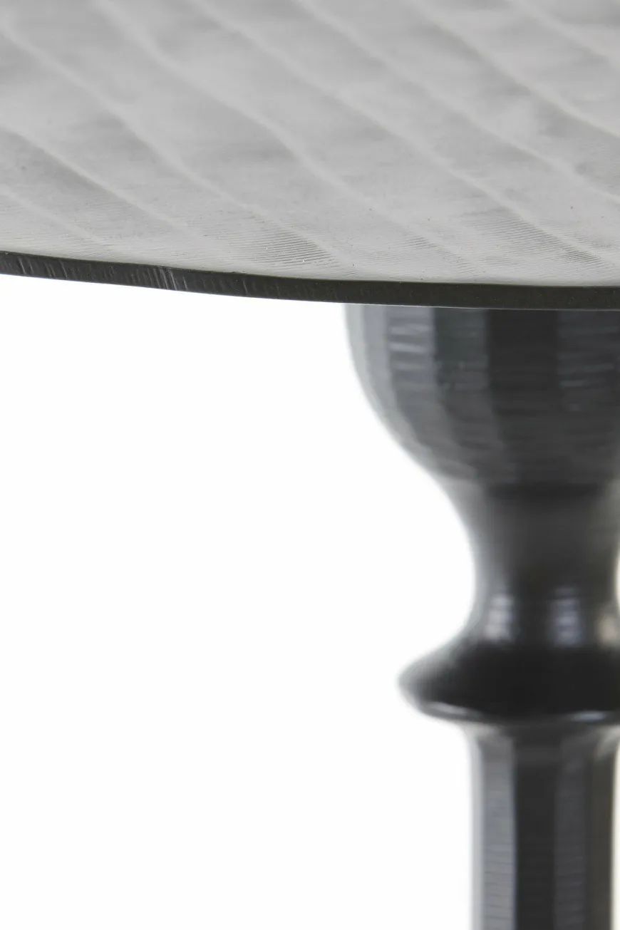 Light en Living Bijzettafel Ø50x60 cm JANNA mat zwart
