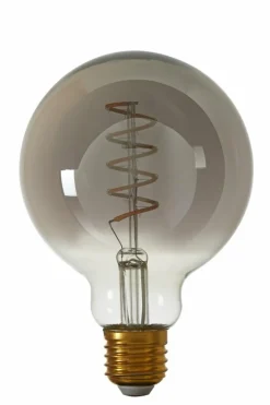 Light en Living Deco LED globe Ø12,5x17,5 cm Light 4W smoke E27 dimbaar
