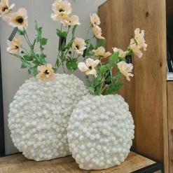 Light en Living Deco Vaas BERRIES 32x18x27,5 cm Beige – Light & Living