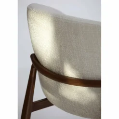 Light en Living Eetkamerstoel 57x56x74 cm ALUKO crème+bruin