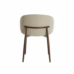 Light en Living Eetkamerstoel 57x56x74 cm ALUKO crème+bruin