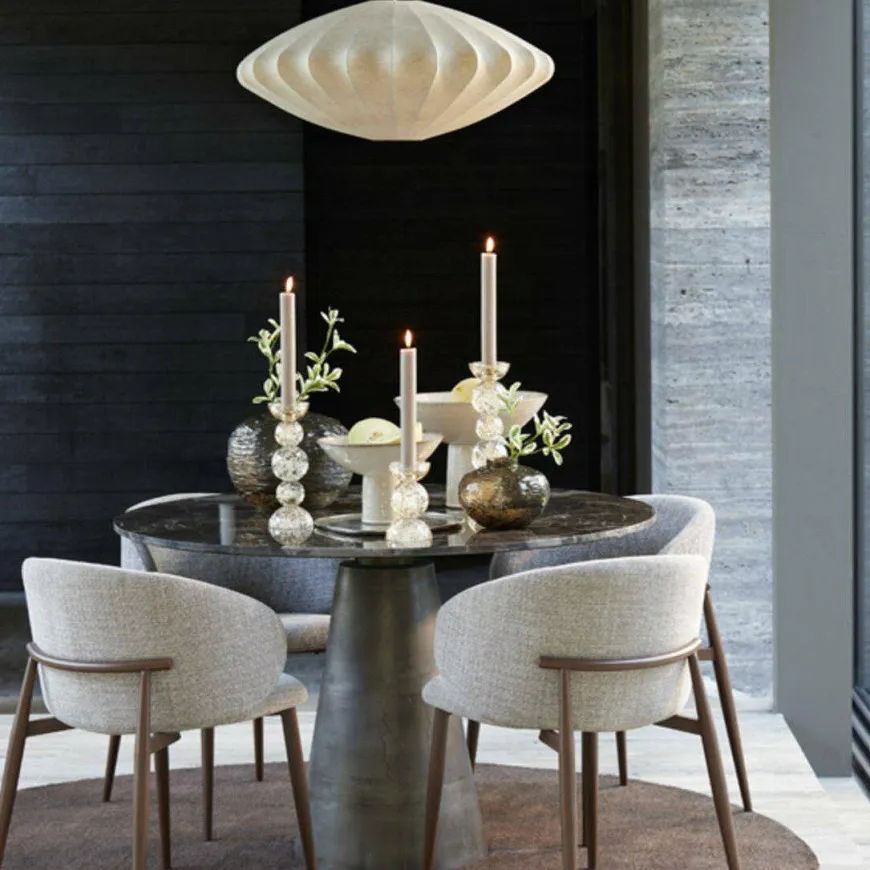 Light en Living Eetkamerstoel 57x56x74 cm ALUKO licht bruin+bruin