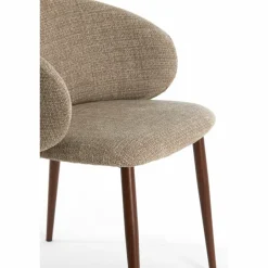 Light en Living Eetkamerstoel 57x56x74 cm ALUKO licht bruin+bruin