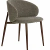 Light en Living Eetkamerstoel 57x56x74 cm ALUKO zwart-licht bruin+bruin