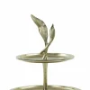 Light en Living Etagere 2 laags FOGLIA goud - 2 laags