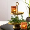 Light en Living Etagere 2 laags LUTEK Goud