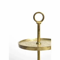 Light en Living Etagere 2 laags LUTEK Goud