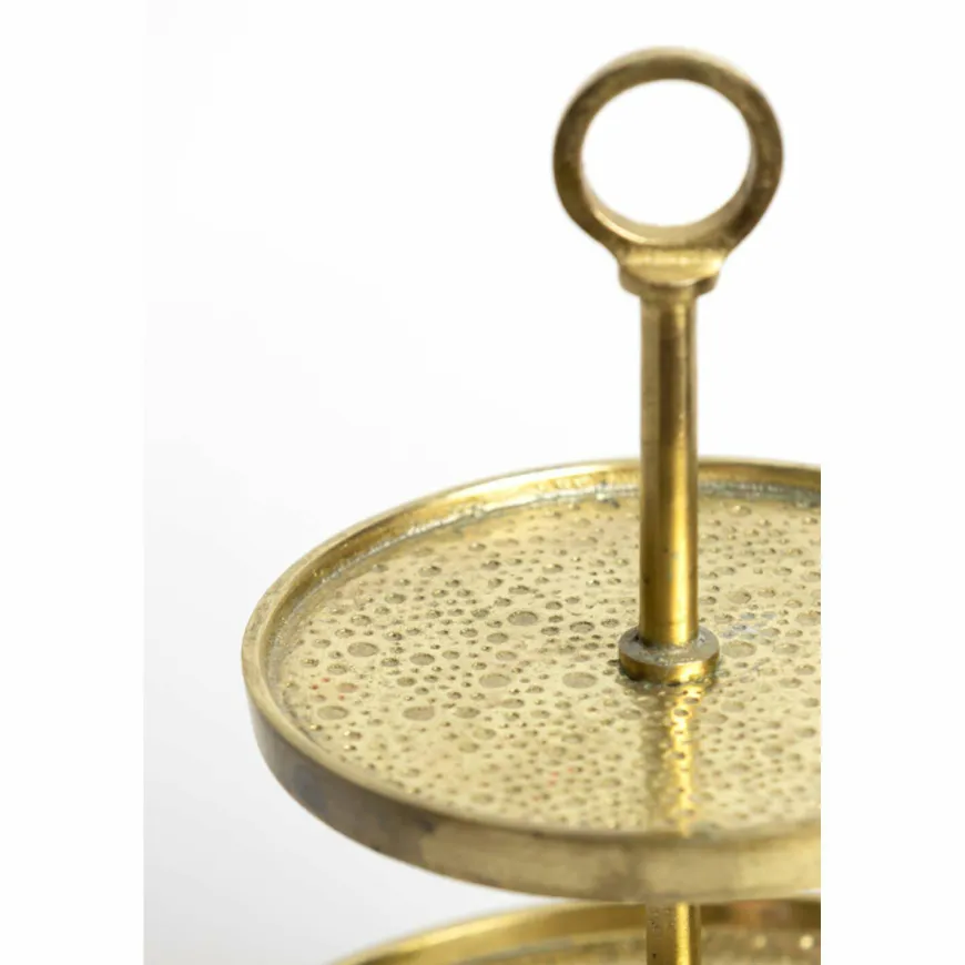 Light en Living Etagere 2 laags LUTEK Goud