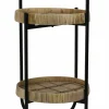 Light en Living Etagere 2L Ø33x59,5 cm LORENA naturel-zwart