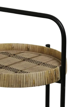 Light en Living Etagere 2L Ø33x59,5 cm LORENA naturel-zwart