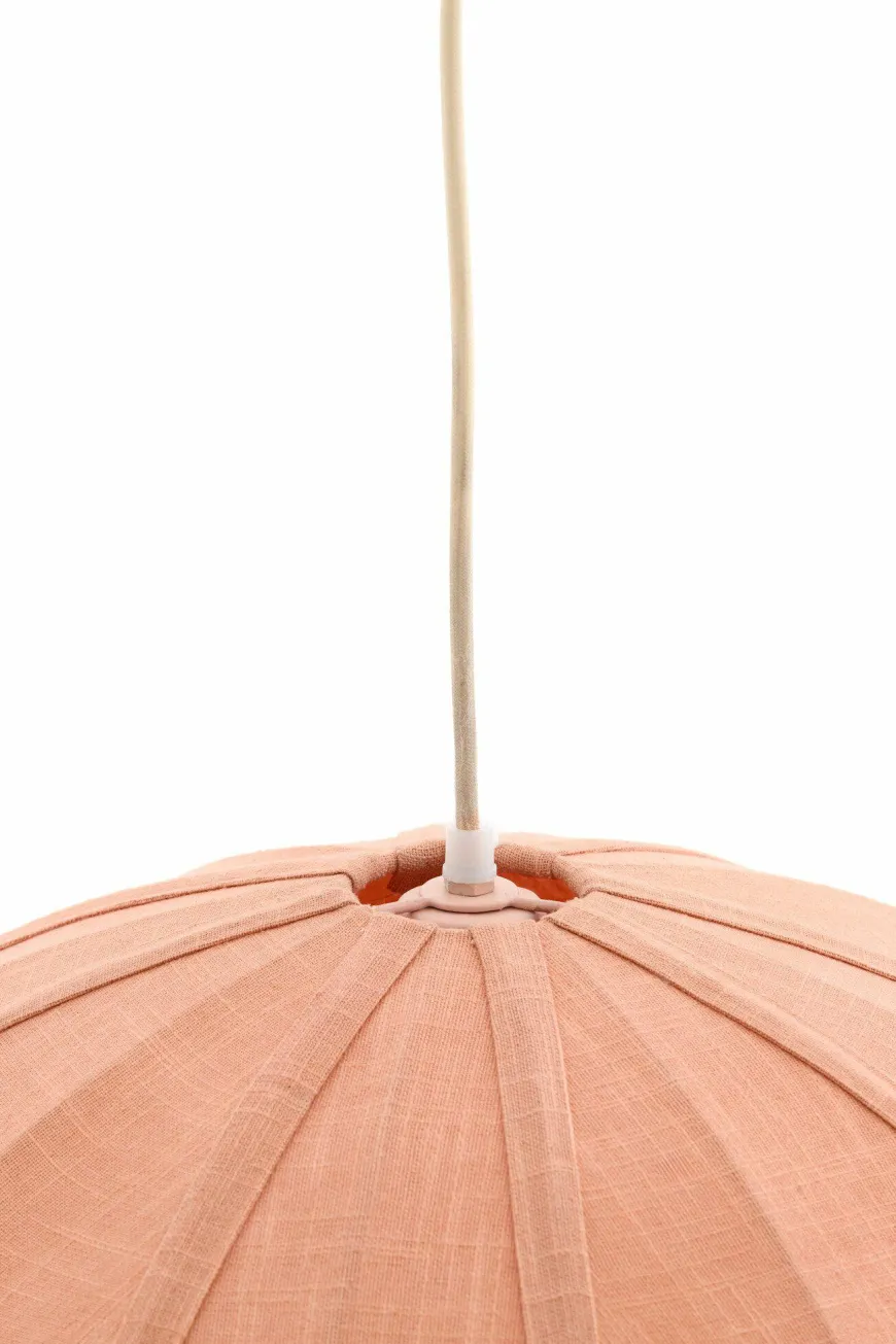 Light en Living Hanglamp Ø50X20 cm Cesano licht roze