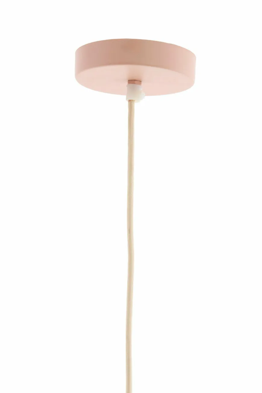 Light en Living Hanglamp Ø50X20 cm Cesano licht roze