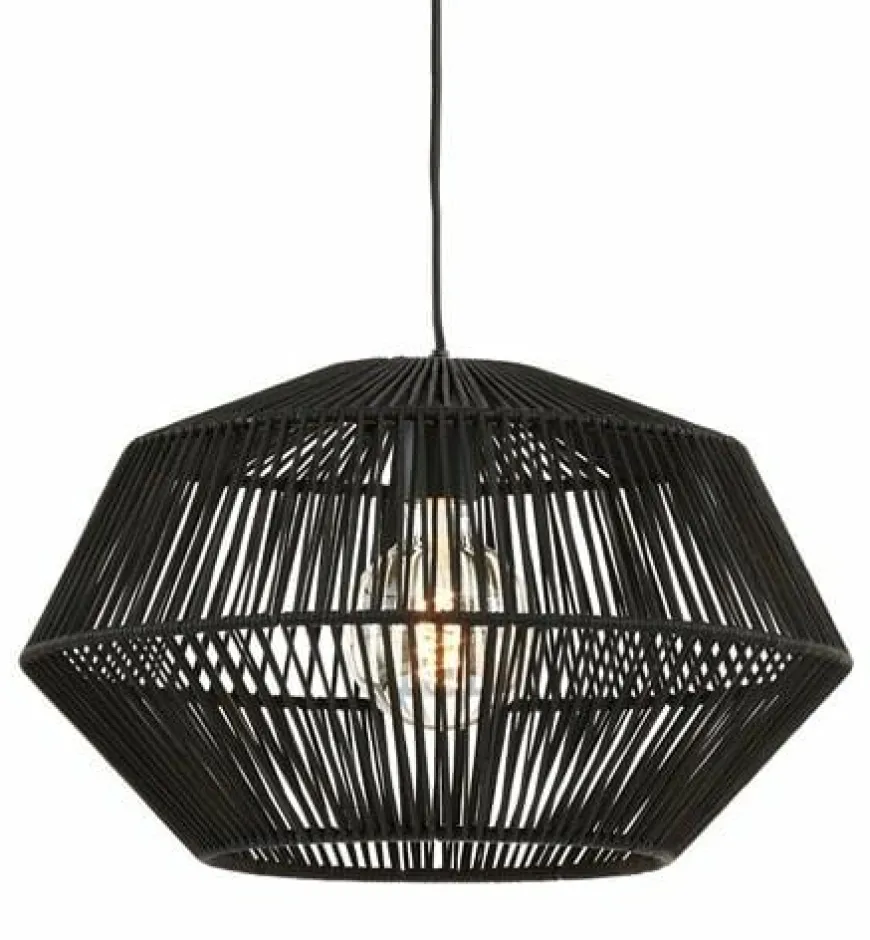 Light en Living Hanglamp Ø40x24 cm DEYA mat zwart
