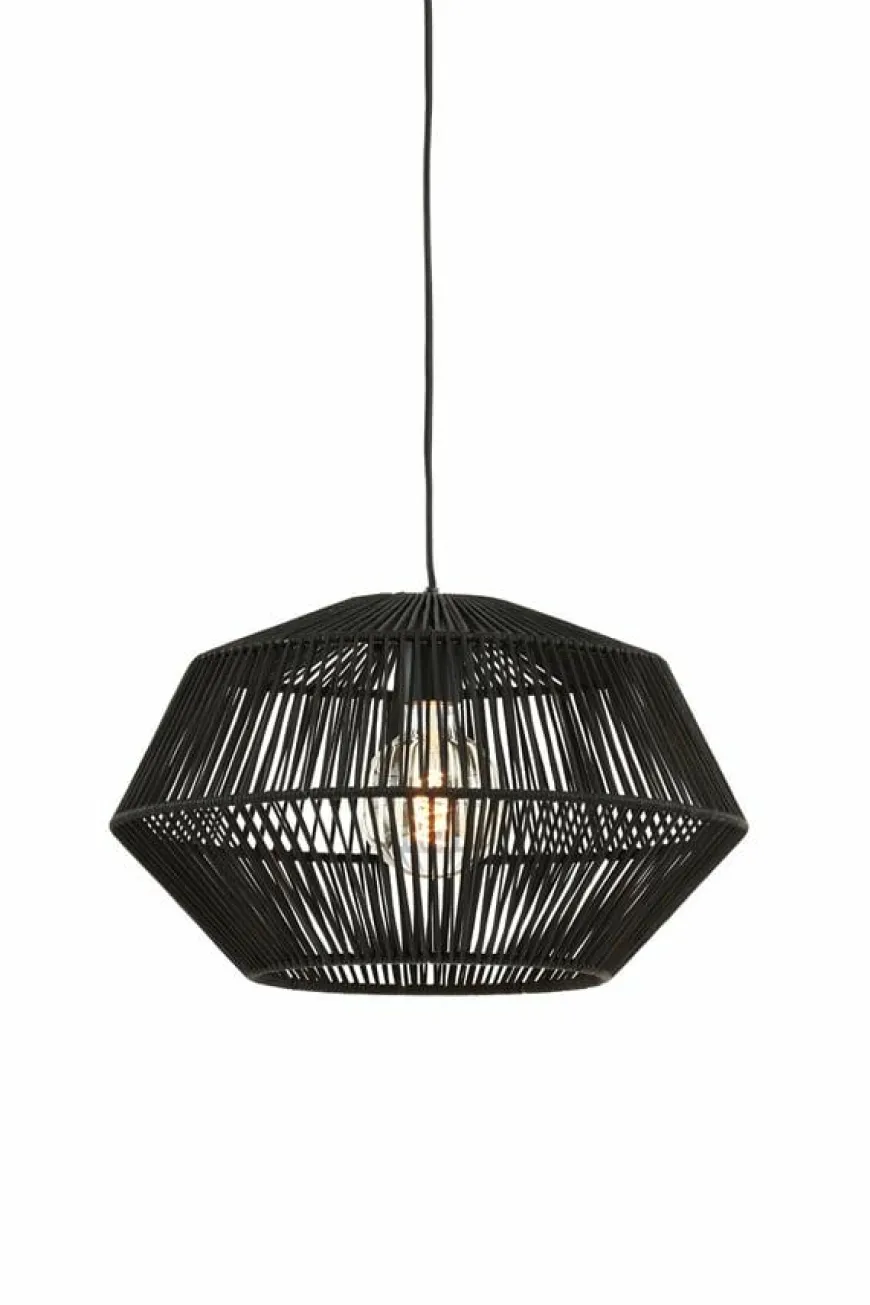 Light en Living Hanglamp Ø40x24 cm DEYA mat zwart