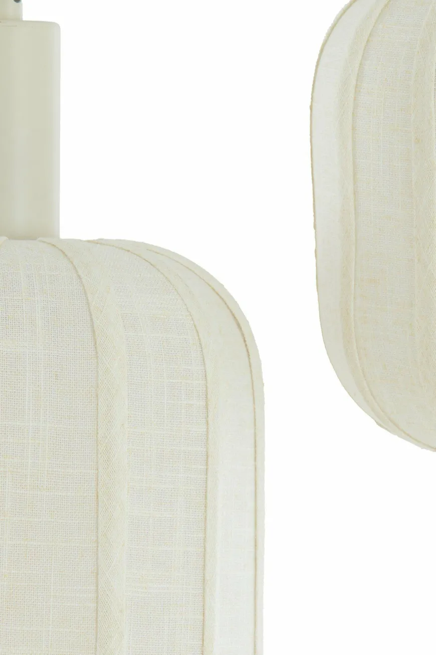Light en Living Hanglamp 5L 105x19,5x123 cm TUFIA linnen cream