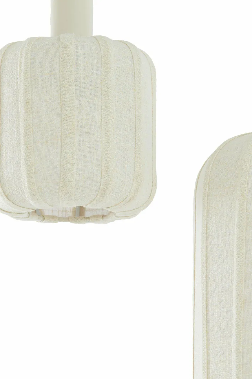 Light en Living Hanglamp 5L 105x19,5x123 cm TUFIA linnen cream