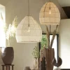 Light en Living Hanglamp Ø42x42 cm MAKASSAR zijde crème