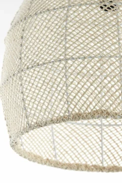 Light en Living Hanglamp Ø42x42 cm MAKASSAR zijde crème