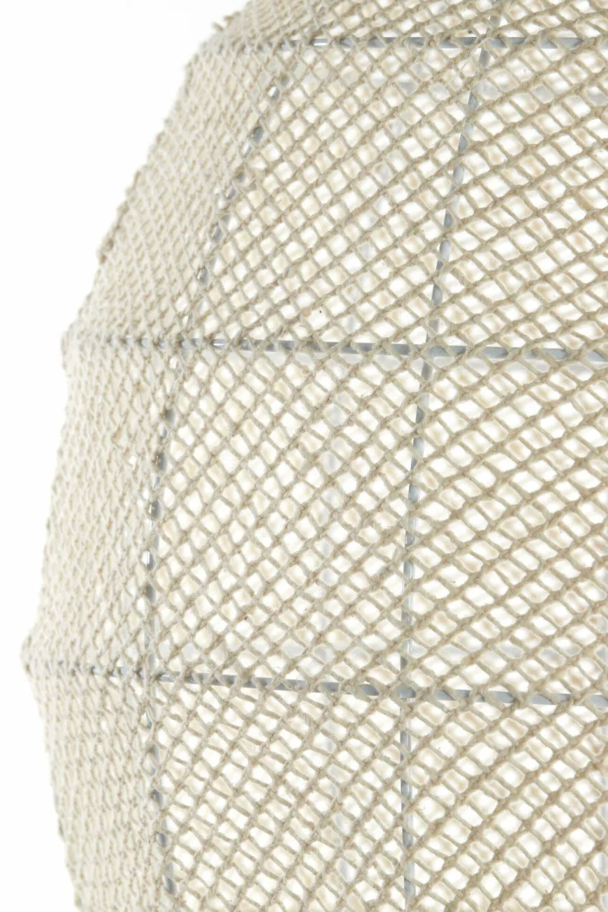 Light en Living Hanglamp Ø42x42 cm MAKASSAR zijde crème