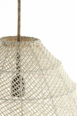 Light en Living Hanglamp Ø42x42 cm MAKASSAR zijde crème