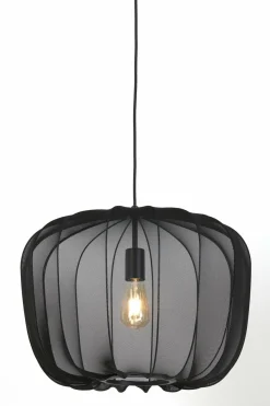 Light en Living Hanglamp Ø50x37,5 cm PLUMERIA zwart