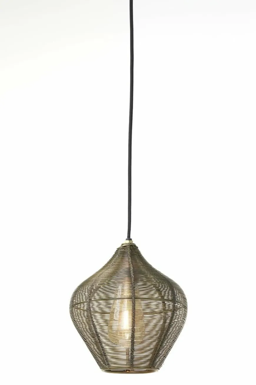 Light en Living Hanglamp ALVARO antiek brons - Diverse maten