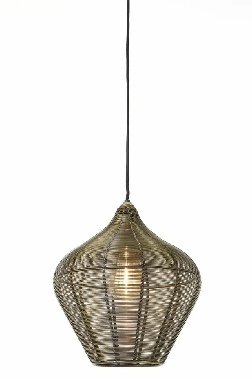 Light en Living Hanglamp ALVARO antiek brons - Diverse maten