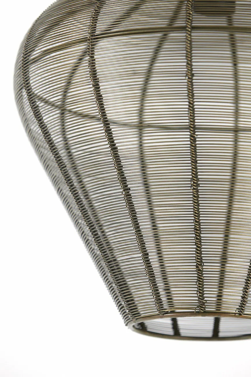 Light en Living Hanglamp ALVARO antiek brons - Diverse maten