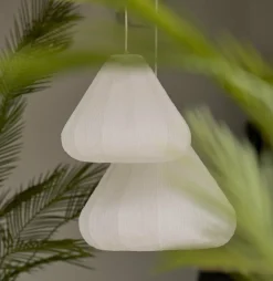 Light en Living Hanglamp Ø35x28 cm SARELLA papier wit