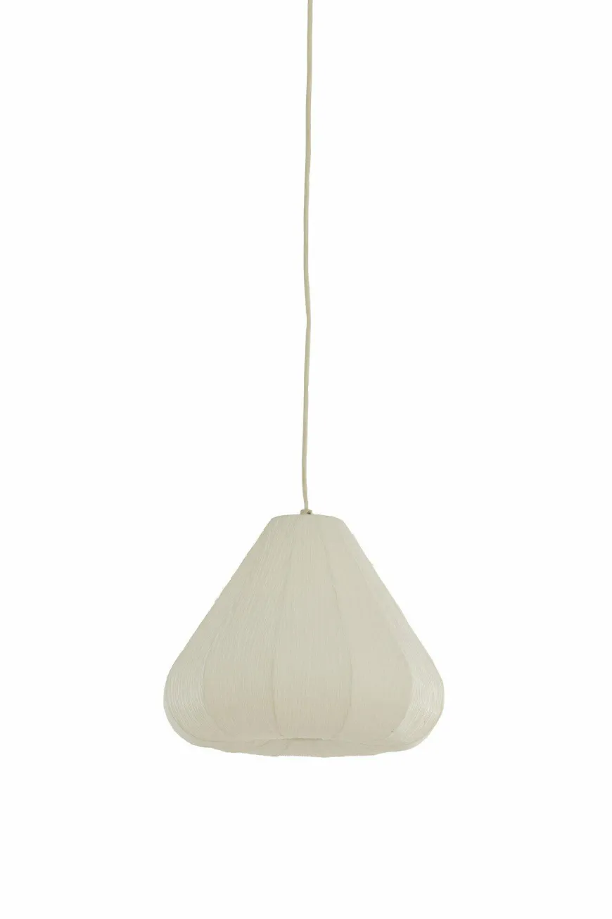 Light en Living Hanglamp Ø35x28 cm SARELLA papier wit