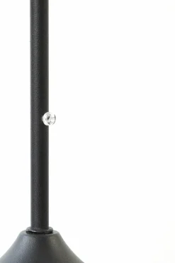 Light en Living Hanglamp MAYSON zwart+glas bruin - Diverse maten