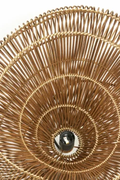 Light en Living Hanglamp 65x64x30,5 cm JANZUR rattan donkerbruin
