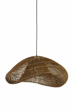 Light en Living Hanglamp 65x64x30,5 cm JANZUR rattan donkerbruin
